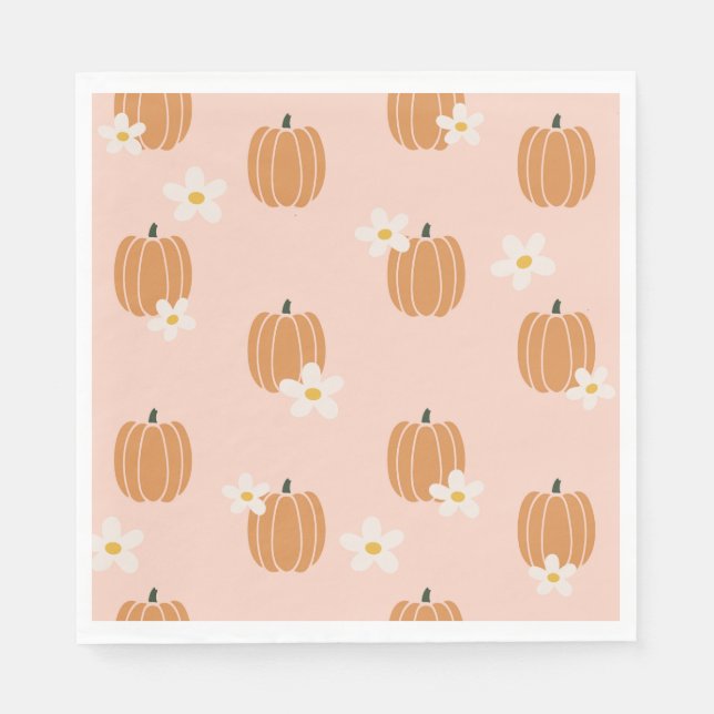 Little Pumpkin Paper Napkins Serviette (Vorderseite)