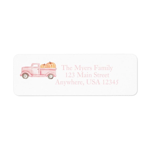 Little Pumpkin Pastel Pink Truck (Vorne)