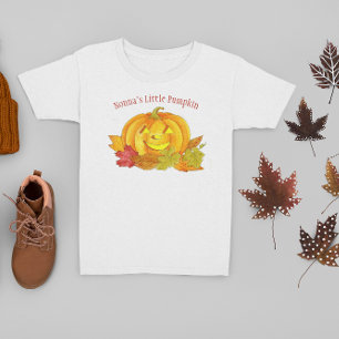 Little Pumpkin Personalisiert Kleinkind T-shirt