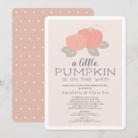 Little Pumpkin Pink Baby Dusche von Mail