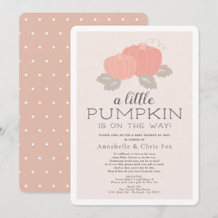 Little Pumpkin Pink Baby Dusche von Mail Einladung