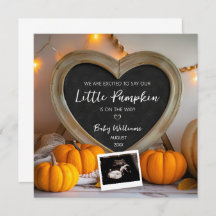 Little Pumpkin Pregnancy Ankündigung