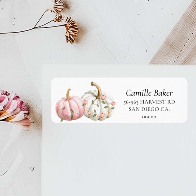 Little Pumpkin Return Mailing Label (Von Creator hochgeladen)