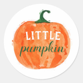 Little Pumpkin Runder Aufkleber