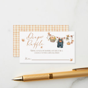 Little Pumpkin Rustic Baby Showkarte Begleitkarte