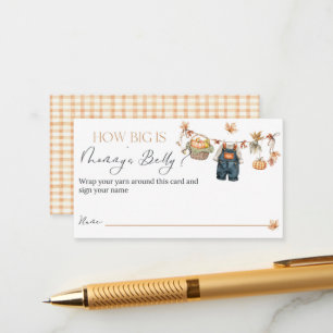 Little Pumpkin Rustic Baby Showkarte Begleitkarte