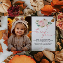 Little Pumpkin Turning One Birthday Dankeschön Car