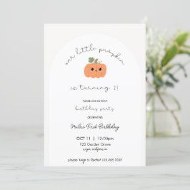 Little Pumpkins erste Einladung zum Geburtstag