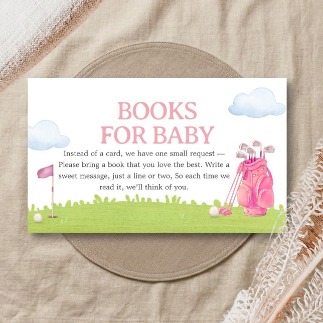 Little Putter Golf Baby Shower Books for Baby Begleitkarte (Von Creator hochgeladen)