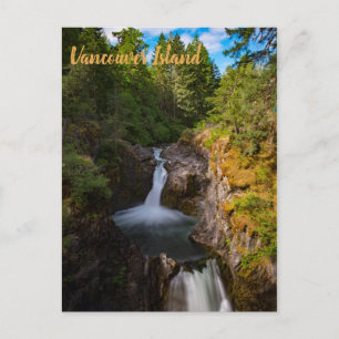 Little Qualicum Falls Vancouver Island Kanada Postkarte