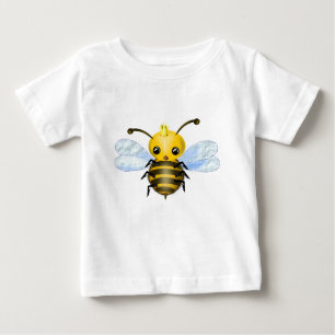 Little Queen Bee Baby T - Shirt - Malerei
