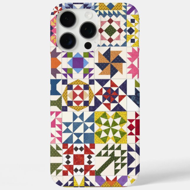 Little Quilt Blocks Phone Case - iPhone 16 Pro Max (Rückseite)