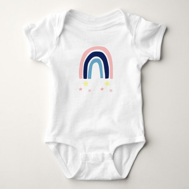 Little Rainbow Joy Baby Strampler (Vorderseite)