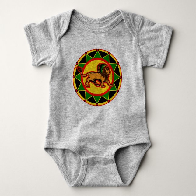 Little Rasta Baby Strampler (Vorderseite)