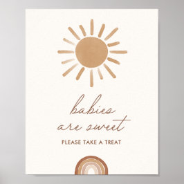 Little Ray of Sunshine Babies sind süße Zeichen Poster