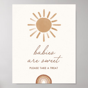 Little Ray of Sunshine Babies sind süße Zeichen Poster