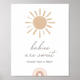 Little Ray of Sunshine Boho Babies sind süß Poster