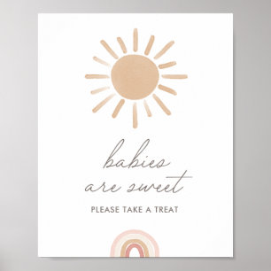 Little Ray of Sunshine Boho Babies sind süß Poster