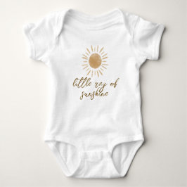 Little Ray of Sunshine Boho Baby Shower Strampler