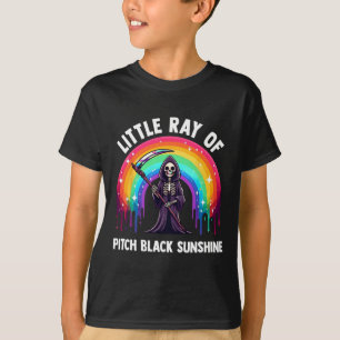 Little Ray Pitch Black Sunshine Death Rainbow H T-Shirt