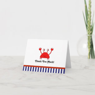 Little Red Crab Danke Card