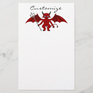 Little Red Devil Thunder_Cove Briefpapier