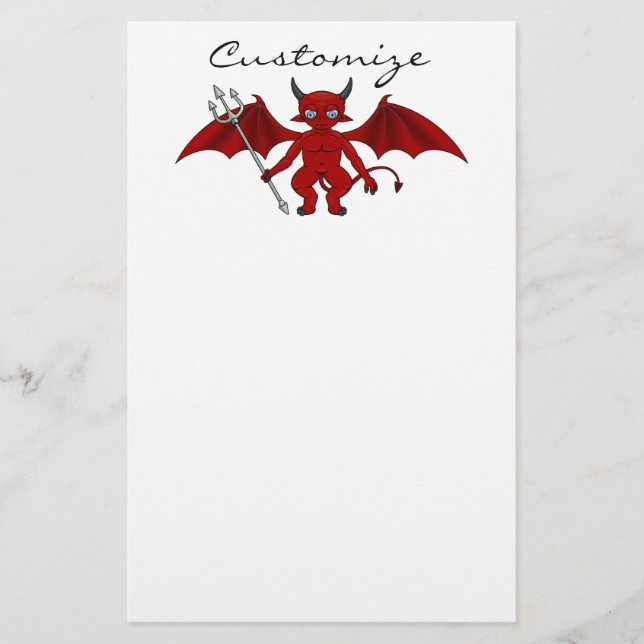 Little Red Devil Thunder_Cove Briefpapier (Vorderseite)