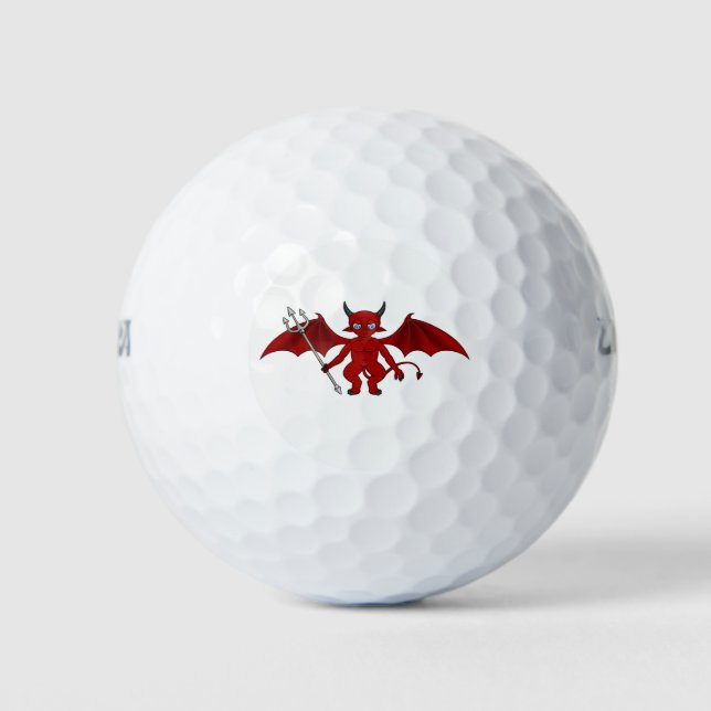 Little Red Devil Thunder_Cove Golfball (Vorderseite)