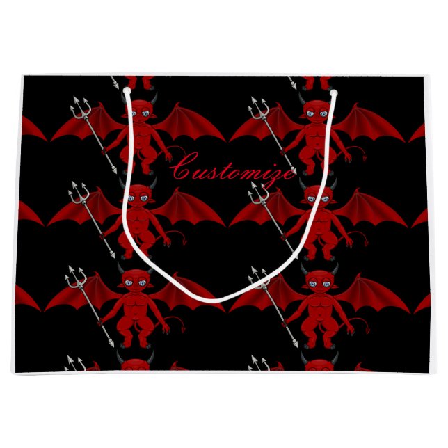 Little Red Devil Thunder_Cove Große Geschenktüte (Vorderseite)