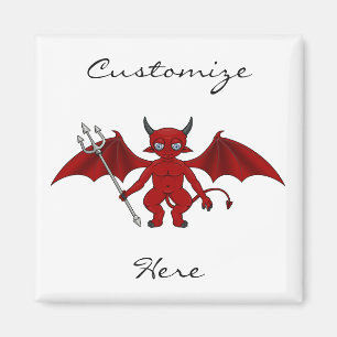 Little Red Devil Thunder_Cove Magnet