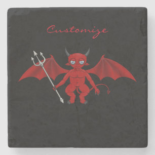 Little Red Devil Thunder_Cove Steinuntersetzer