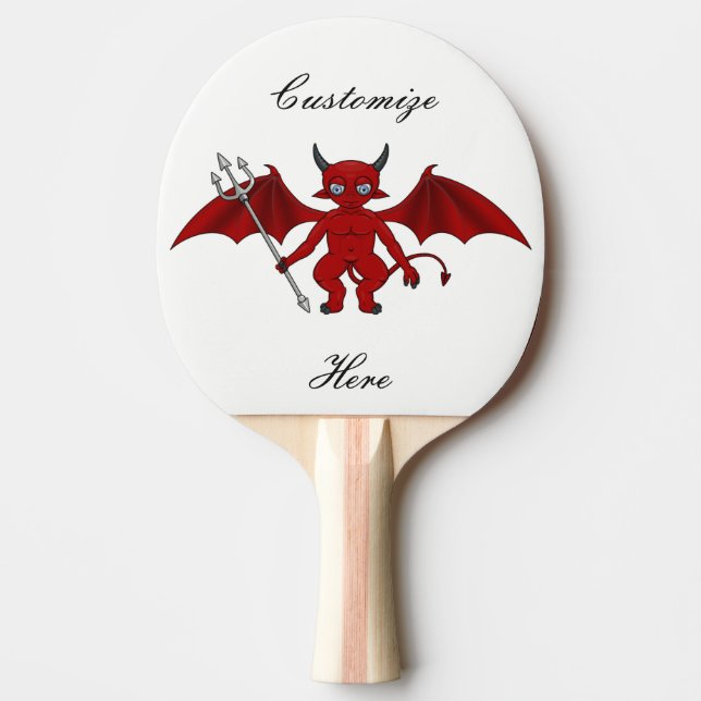 Little Red Devil Thunder_Cove Tischtennis Schläger (Vorderseite)