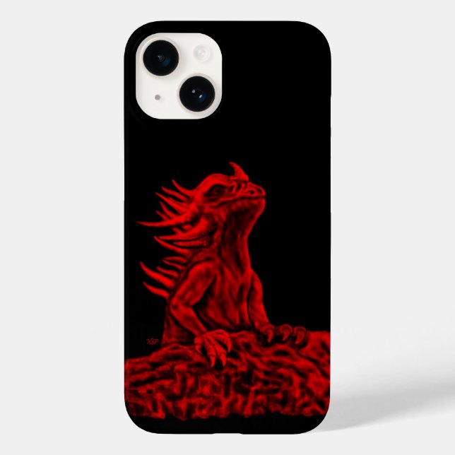 Little Red Dragon Case-Mate iPhone Hülle (Rückseite)