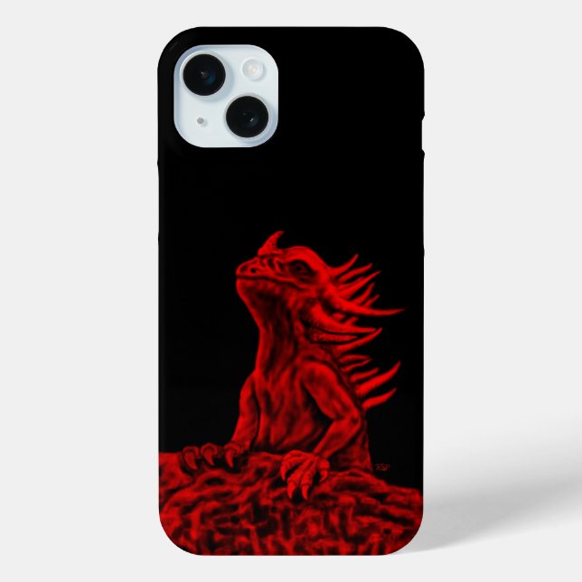 Little Red Dragon Case-Mate iPhone Hülle (Rückseite)