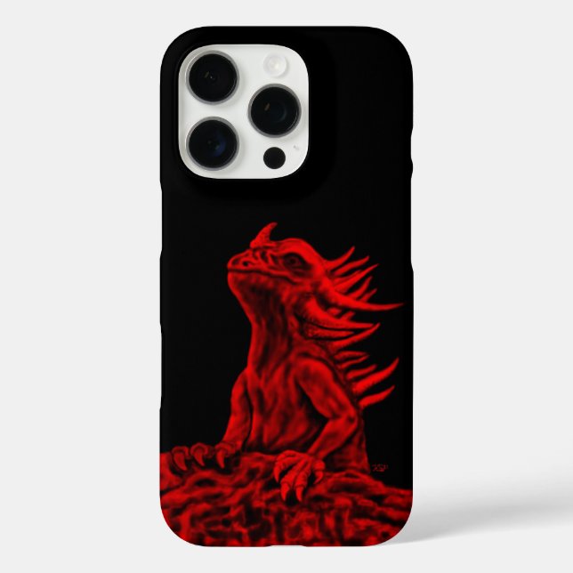 Little Red Dragon Case-Mate iPhone Hülle (Rückseite)