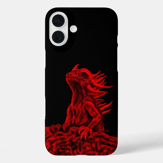 Little Red Dragon Case-Mate iPhone Hülle (Rückseite)