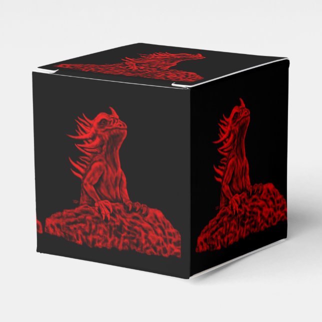 Little Red Dragon Geschenkschachtel (Vorderseite)