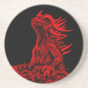 Little Red Dragon Getränkeuntersetzer