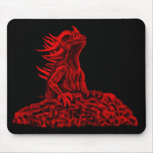 Little Red Dragon Mousepad
