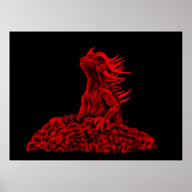 Little Red Dragon Poster (Vorne)