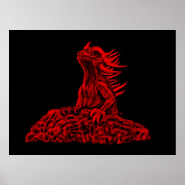 Little Red Dragon Poster (Vorne)