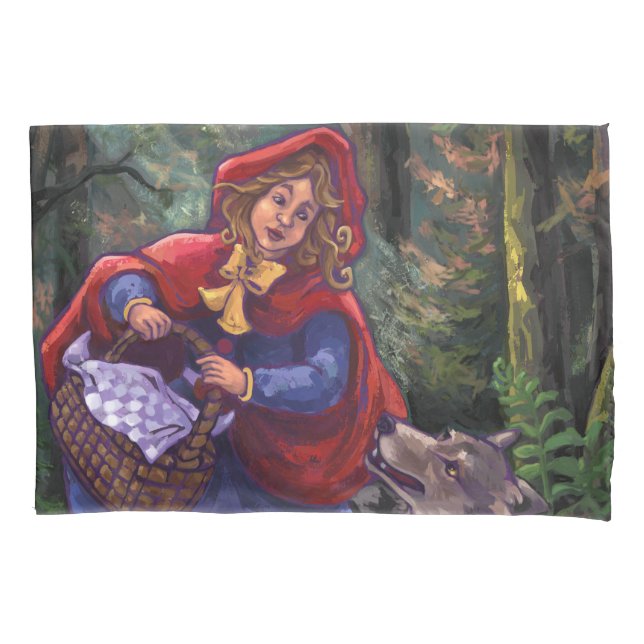 Little Red Riding Hood Art Kissenbezug (Vorderseite)