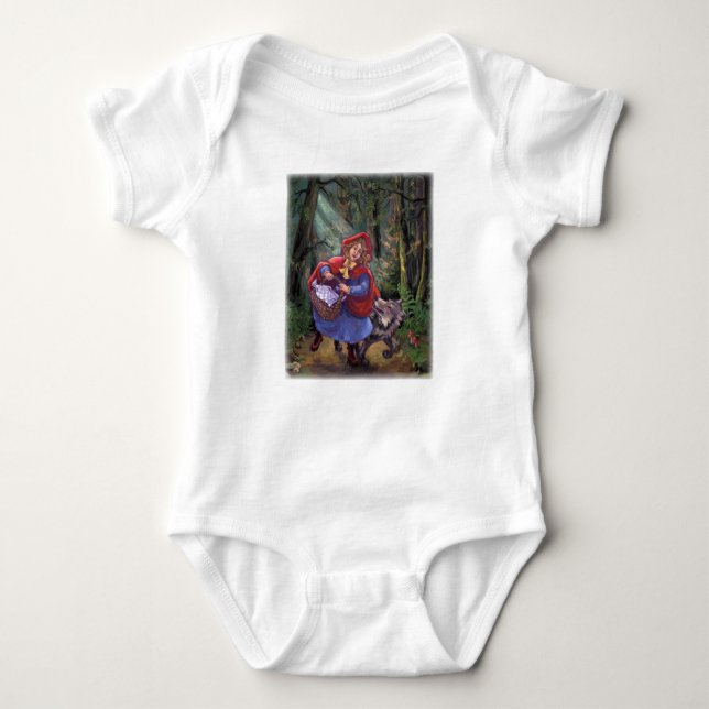 Little Red Riding Hood Baby Strampler (Vorderseite)