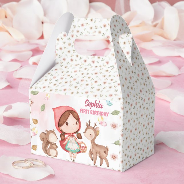  Little Red Riding Hood Birthday Favor Bag Favor  Geschenkschachtel (Hochzeit)