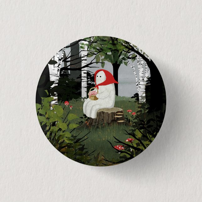 Little Red Riding Hood Button (Vorderseite)