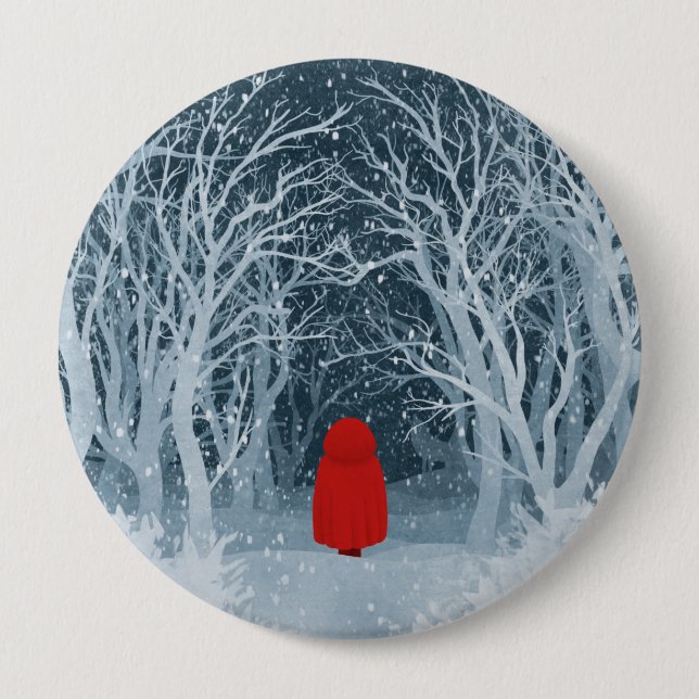 Little Red Riding Hood Button (Vorderseite)