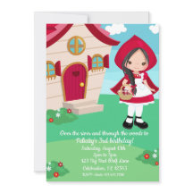 Little Red Riding Hood Fairytale Girls Geburtstag