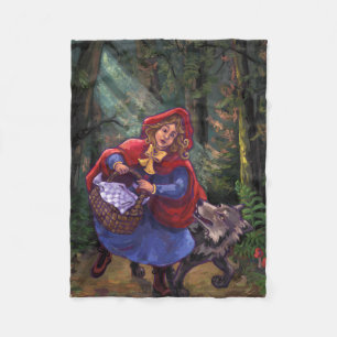 Little Red Riding Hood Fleecedecke