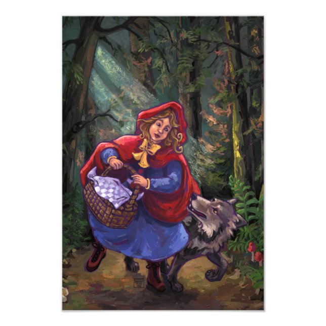 Little Red Riding Hood Fotodruck (Vorne)