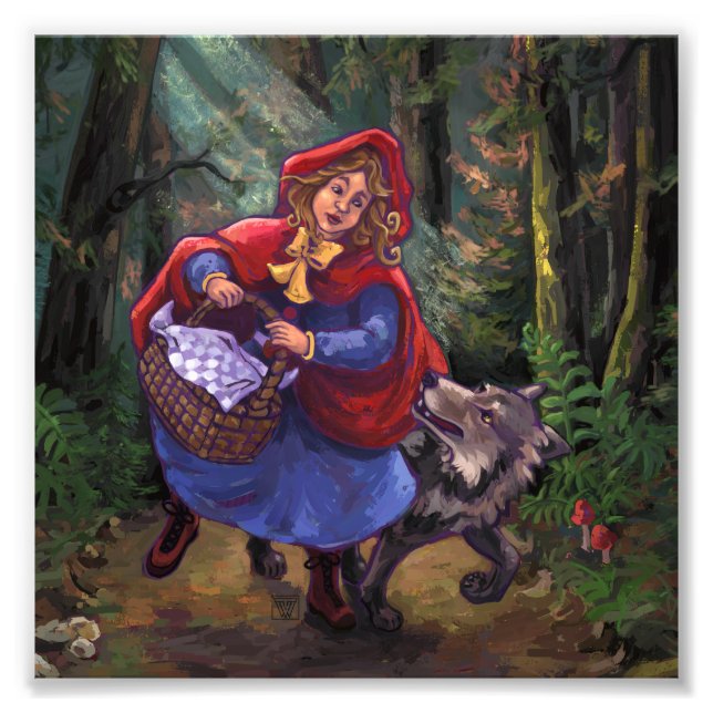 Little Red Riding Hood Fotodruck (Vorne)
